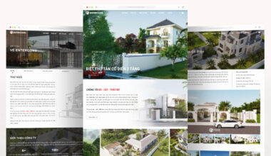 Thiết kế website: Biệt Thự Miền Nam