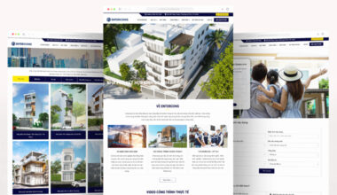 Thiết kế website: Entercons