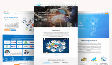 Thiết kế website: Thương hiệu LinkQ