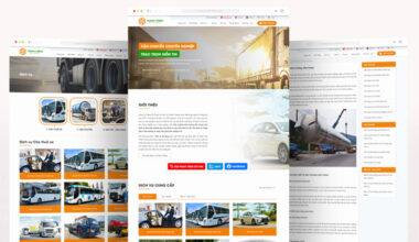 Thiết kế website: Vận Tải Thành Thắng