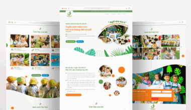 Thiết kế website: Trường Kids Horizons Preschool