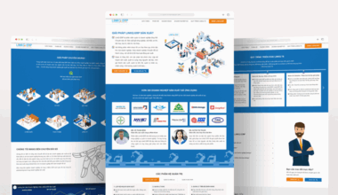 Thiết kế website: Giới thiệu LinkQ ERP