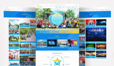 Thiết kế website: New Star Travel & Event