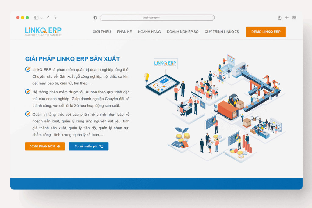 Kế hoạch Digital Marketing Công ty phần mềm quản trị doanh nghiệp