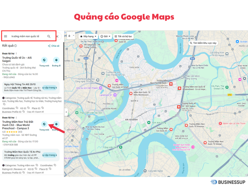 Quảng Cáo Google Maps